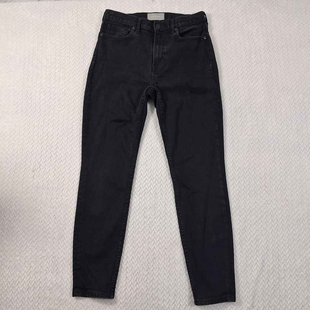 Everlane Skinny Ankle Jeans Womens 29 (Waist 29") Faded Black.